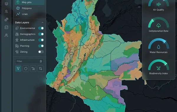 Pantalla de la suite Terrainfo